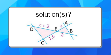 Problème de parallélisme avec Thalès : équation du 2nd degré à résoudre