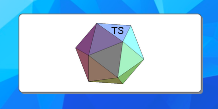 Icosaèdre inscrit dans un cube
